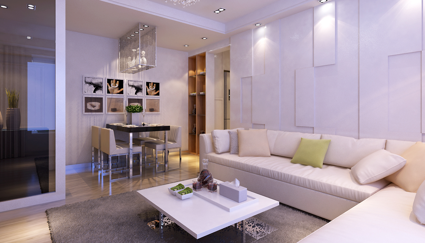 现代简约复式60平米5万-芒果公寓装修案例-广州房天下家居装修网
