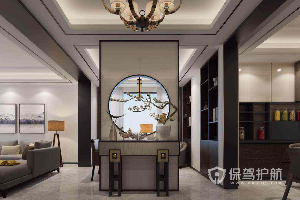 别墅玄关设计图-保驾护航装修网