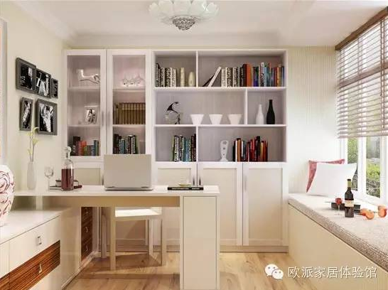小书房装修效果图大全_书房颜色装修效果图大全_现代简约的书房装修效果图大全