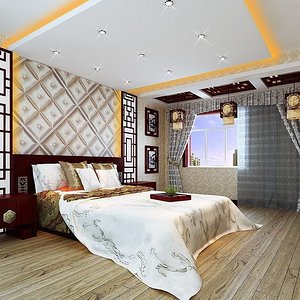 住宅红木家私装修效果图