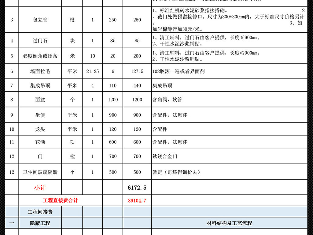 装修详细预算_装修水电安装预算_装修步骤及预算