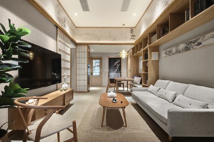 起居室设计一起装修网装修效果图_家居装饰画效果_家居装修设计效果图