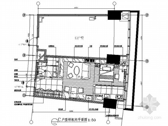 [沈阳]文化广场C户型小户型样板间装修图（含效果）