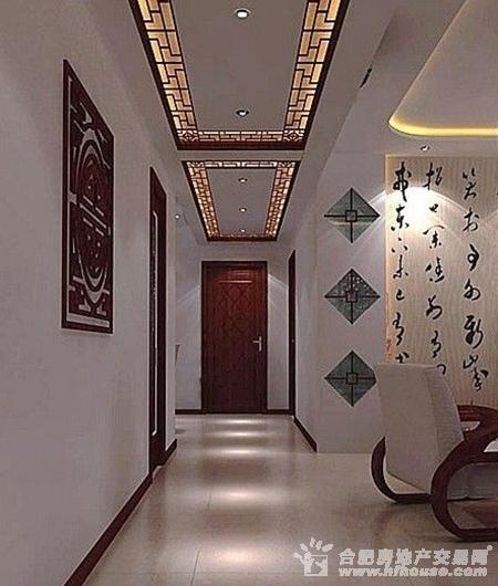 客厅吊顶装修效果图片_装修过道吊顶图_简单复古吊顶装修效果图