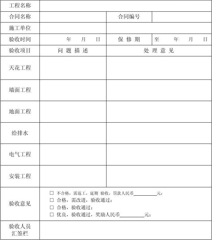 学校装修竣工图纸审查_房屋租凭合同_房屋装修竣工合同