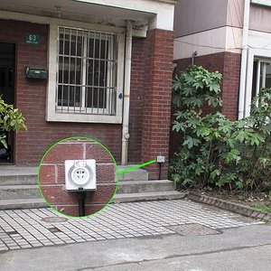 草坪防水插座装修效果图