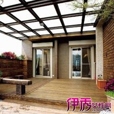 楼房带小院装修效果图_一楼带小院阳光房装修效果图大全_小院装修景观图