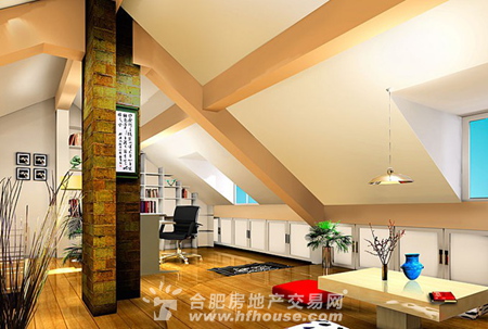 斜顶阁楼装修效果图大全_阁楼楼梯装修效果图大全2015图片_2层阁楼装修效果图大全
