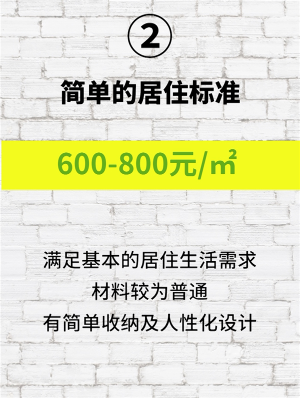 寄装修标准