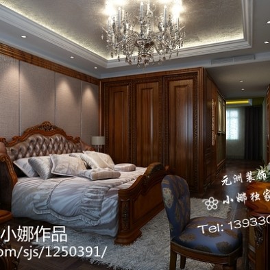 国际城四期B-2户型205㎡欧式装修效果