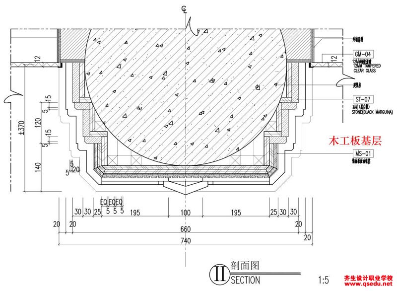 手枪形户型图两室改三室装修_木工室内装修造形剖面图_二手房装修 木工现场制作装饰