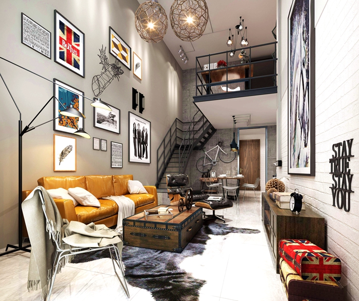 40平米loft装修效果图_loft110平米装修预算_125平米装修半包预算