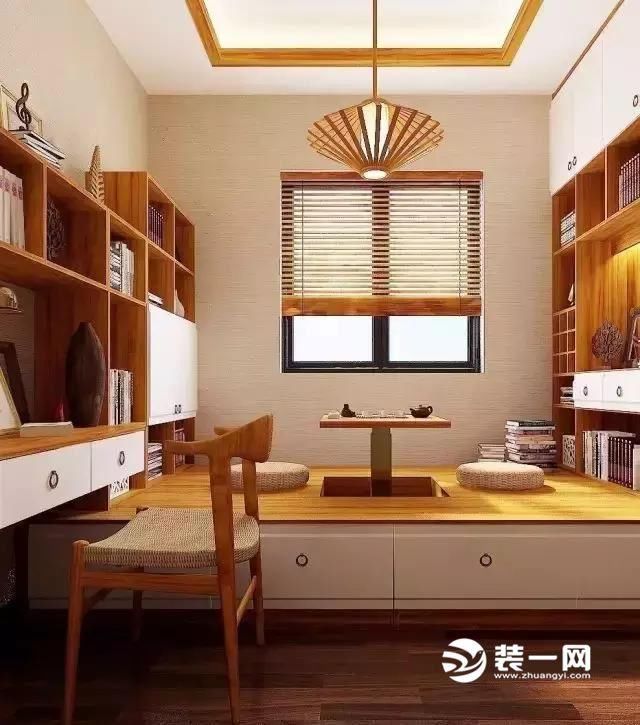 小户型书房榻榻米装修效果图_小户型阳台榻榻米装修效果图_小书房榻榻米装修效果图