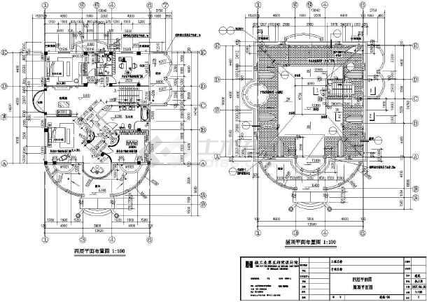 某四层别墅水电装修施工图_1000平米2层别墅户型图_水电墙体开槽施工规范