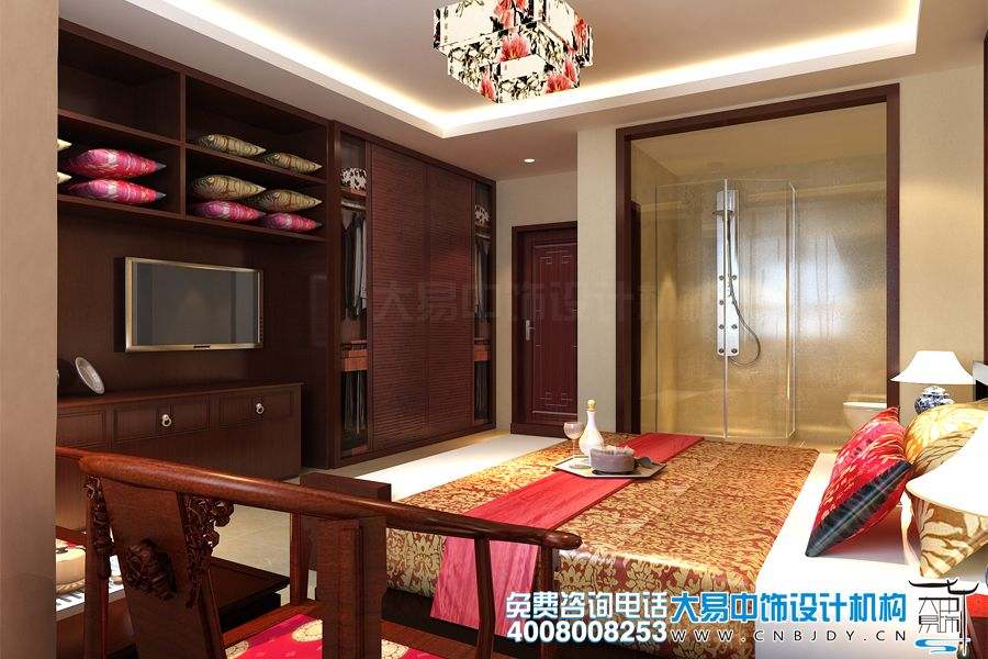 中式卧室注意财位风水 才能提升整体家庭生活质量