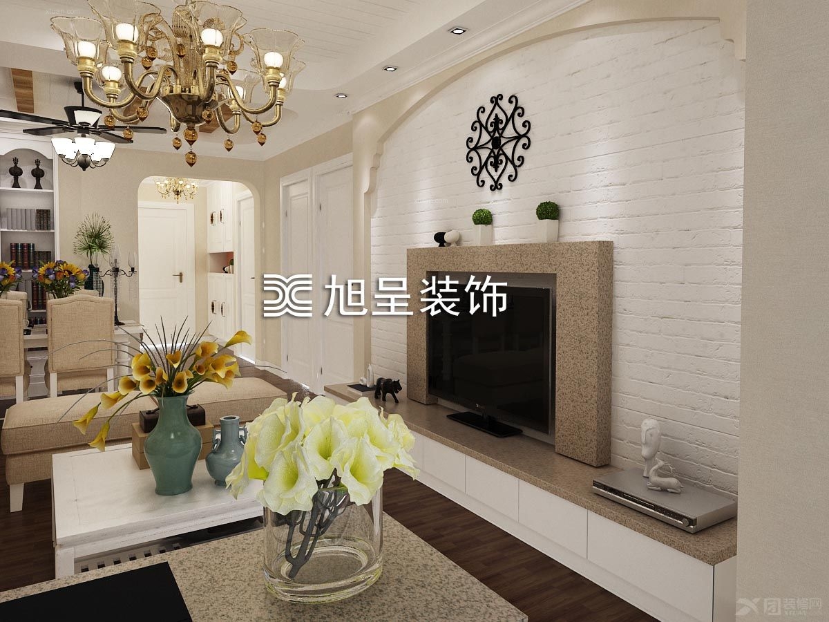 87平米2室2厅1卫装修效果图_80平米两室二厅装修效果图_92平米两室两厅一卫装修设计图