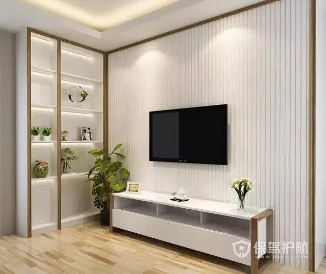 简约大气现代电视墙装修 
