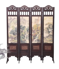 中式怀旧唯美屏风隔断