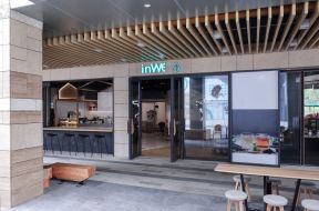 奶茶店装修效果 现代奶茶店效果图 现代奶茶店装修 