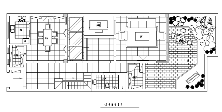 [江苏]现代风格400平米联体别墅设计施工图（附效果图）