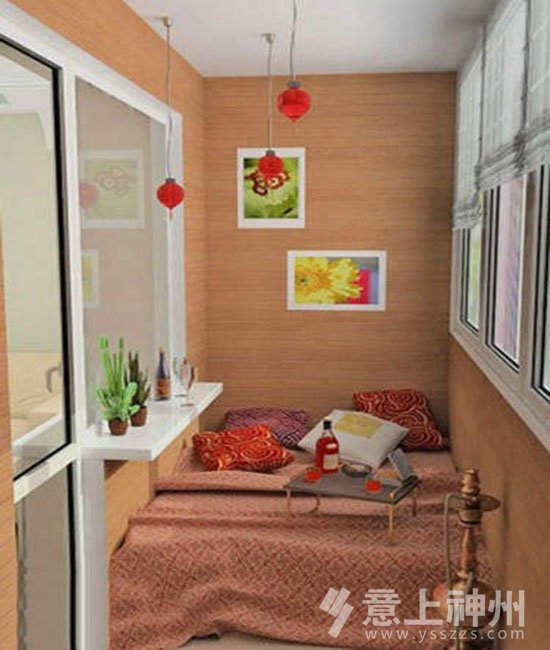 卧室阳台榻榻米装修效果图_阳台改成卧室装修效果图_阳台卧室装修效果图