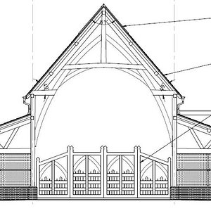 建筑木工图纸装修效果图