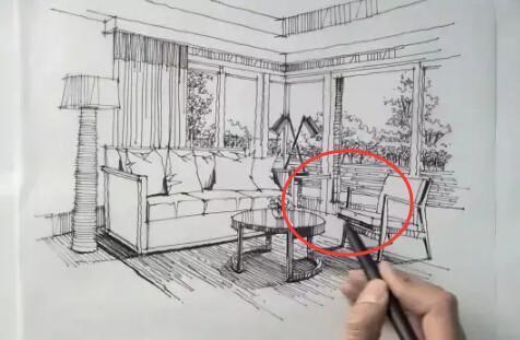 房屋室内 客厅不靠墙 装修设计图_房屋格局设计图_室内装修随意拆改房屋格局