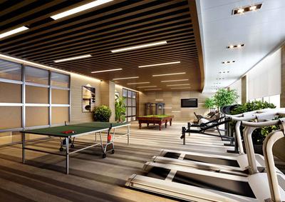 住宅最新装修效果图片_自助餐厅装修效果工业风图_最新健身俱乐部装修效果图