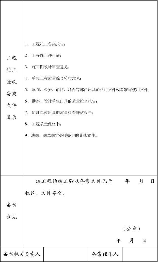 精装修 竣工备案表_项目竣工备案信息_北京建筑工程完成竣工备案时间