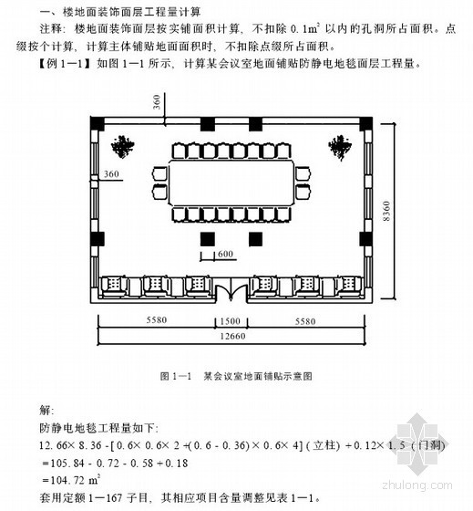 全国统一建筑装饰装修工程消耗量定额计算规则及说明(含难点图解)230页