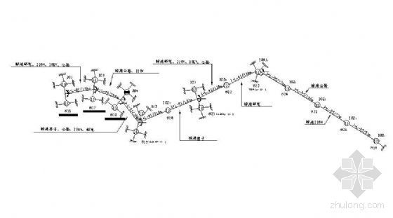 某农网改造10KV主线路竣工图