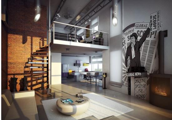 loft装修效果_装修loft风格_loft室内装修设计