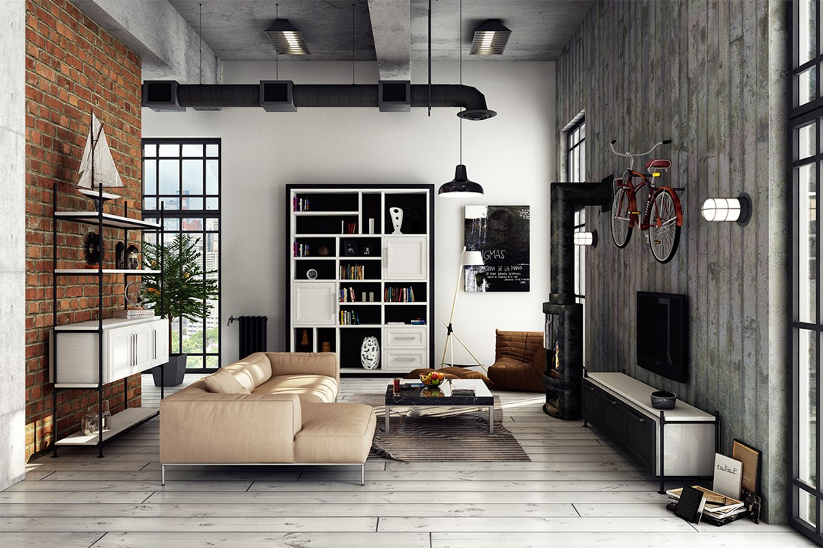 loft装修效果_装修loft风格_loft室内装修设计