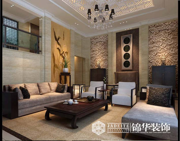 小户型中式装修效果图大全_跃层装修效果图大全小户型_新中式大户型装修预算
