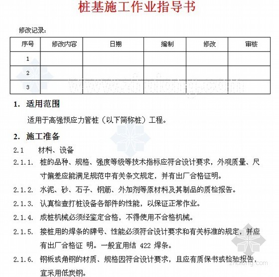 小户型精装修项目管理手册（质量管理+通用表格）