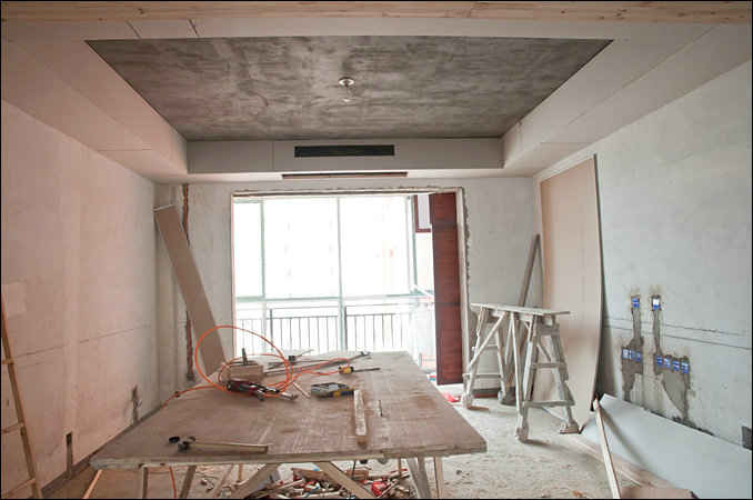 装修施工吊顶图_轻钢龙骨矿棉板吊顶施工工艺_造型天花吊顶施工工艺