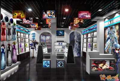 动漫店装修效果图欣赏?16图片 4款国际动漫连锁店面室内设计案例图