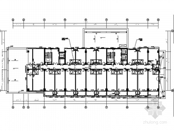 [上海]现代办公大楼内部空间大厅等室内装修施工图