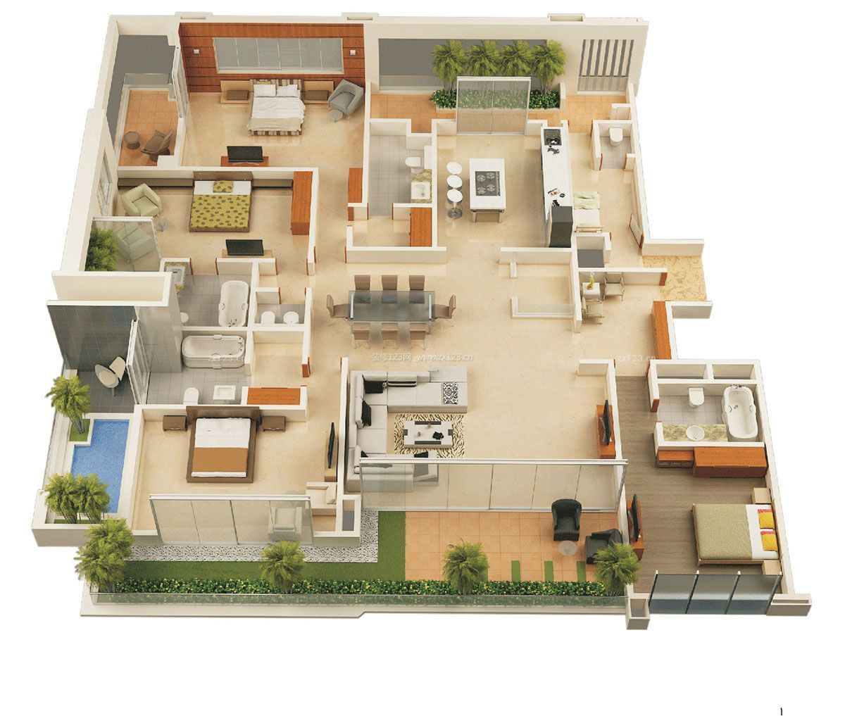 住宅设计与室内装修_北京高端住宅 装修_高层住宅地下室装修效果图