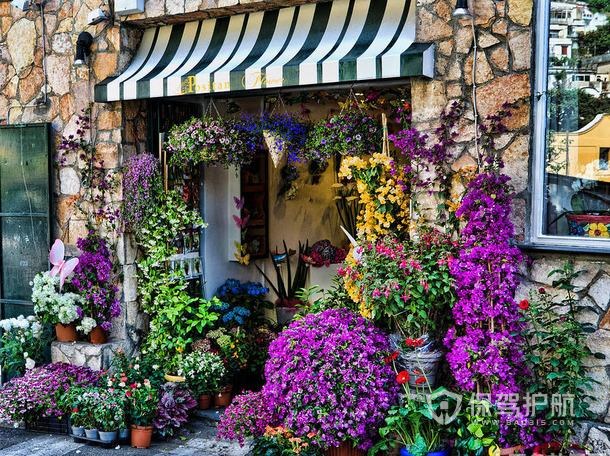 花店创意门头装修效果图-保驾护航装修网