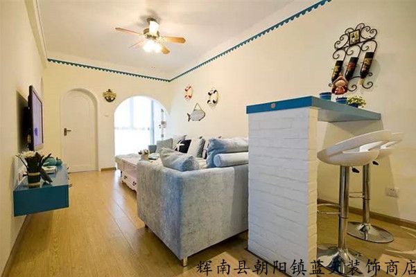 抚松县专业理发店装修效果图