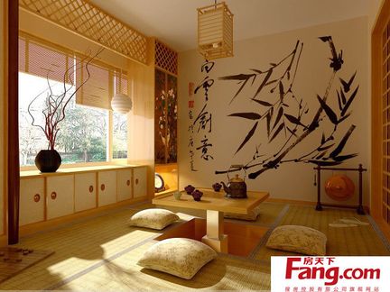 起居室设计一起装修网装修效果图_免费室内装修设计_房屋室内 客厅不靠墙 装修设计图