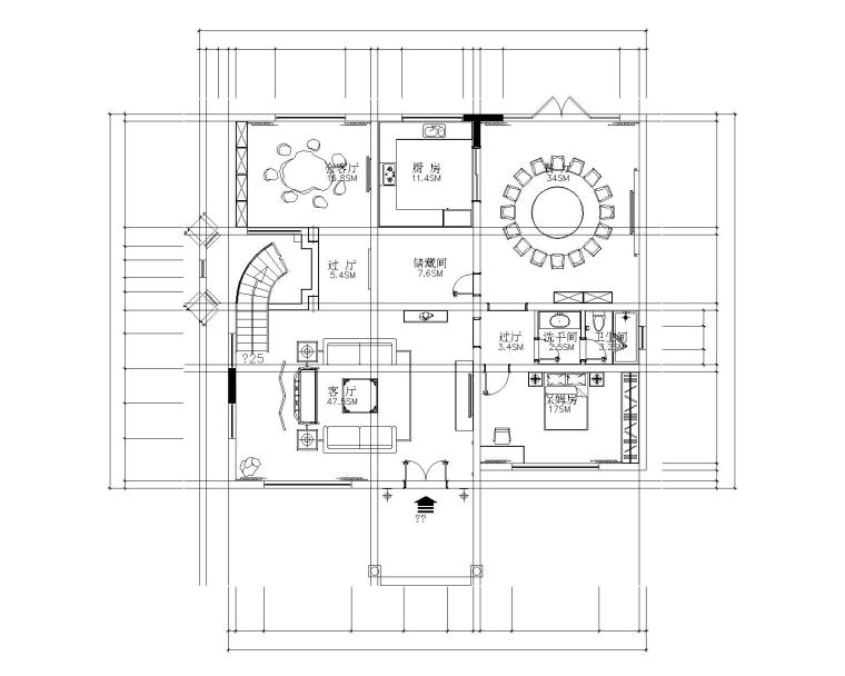 中式园林风格装修_别墅中式装修风格施工图_中式别墅风格装修