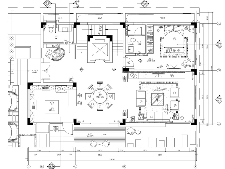 艺术玻璃背景墙 土巴兔装修效_工作室装修效_别墅装修效施工图
