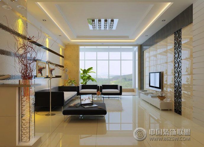 客厅地砖设计_装修客厅地砖设计_客厅拼花地砖装修效果图片大全