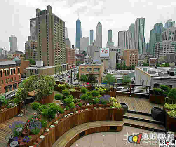 高层空中花园装修效果图_室外空中楼梯装修图片_高层楼房豪华装修图片