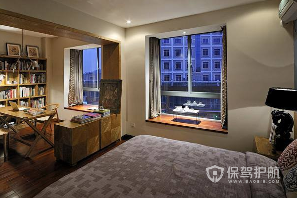 书房卧室装修效果图_书房装修效果图片_俩卧室一书房装修效果图