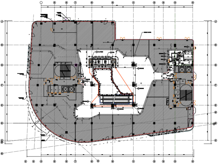 [上海]荷兰UNStudio-西康∙189弄购物中心(大自鸣钟广场)丨效果图+精装修施工图+机电图+标识