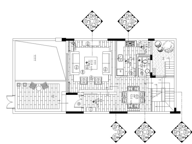 梁志天cad设计作品集_梁志天样板房设计_梁志天装修设计施工图