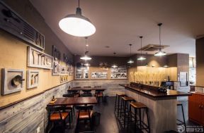 50平米小饭店装修效果图 及修效果图片